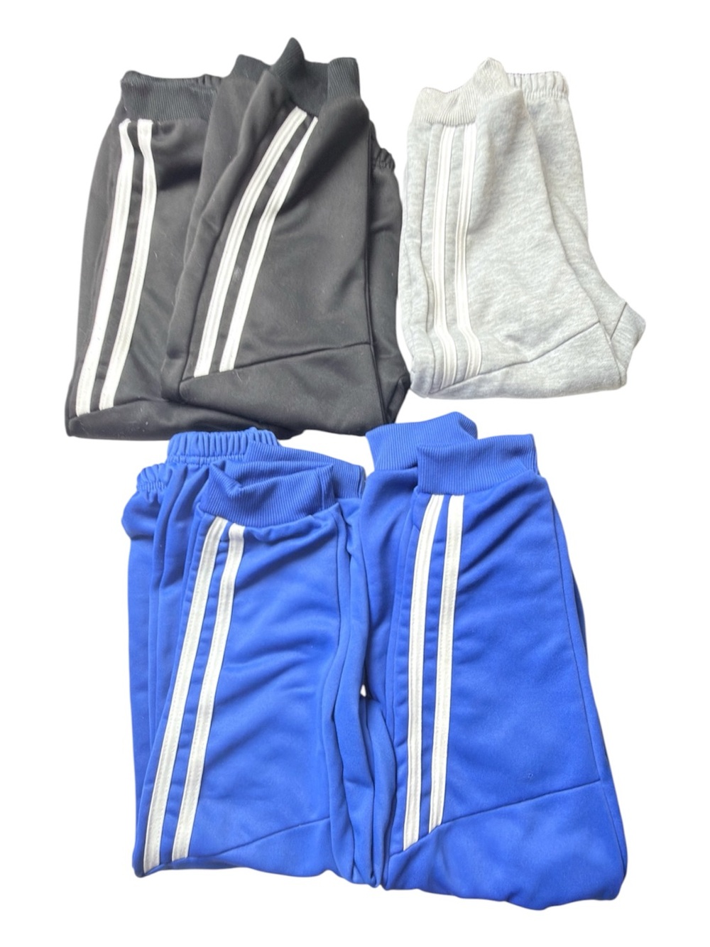 SHEIN boys lot of 5 active joggers 2 blue 2 black & 1 gray Boy’s size 6-7Y | e